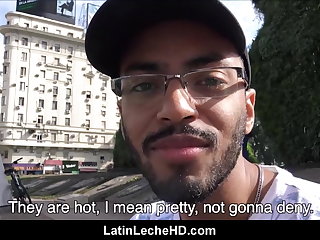Spanish Black Latino Guy Gay For Pay On Streets POV