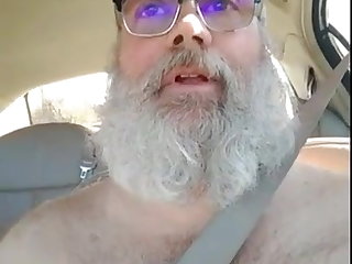 Daddy is back and needs to empty his balls in his car