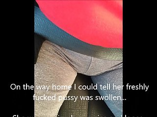 HOTWIFE CUMS HOME FRESHLY FUCKED